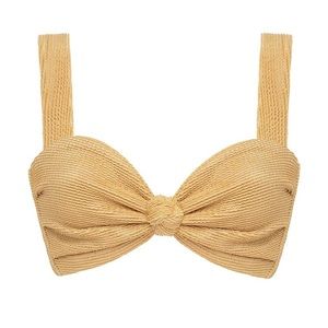 Montce Swim Hayden Goldie Bikini Top Medium
